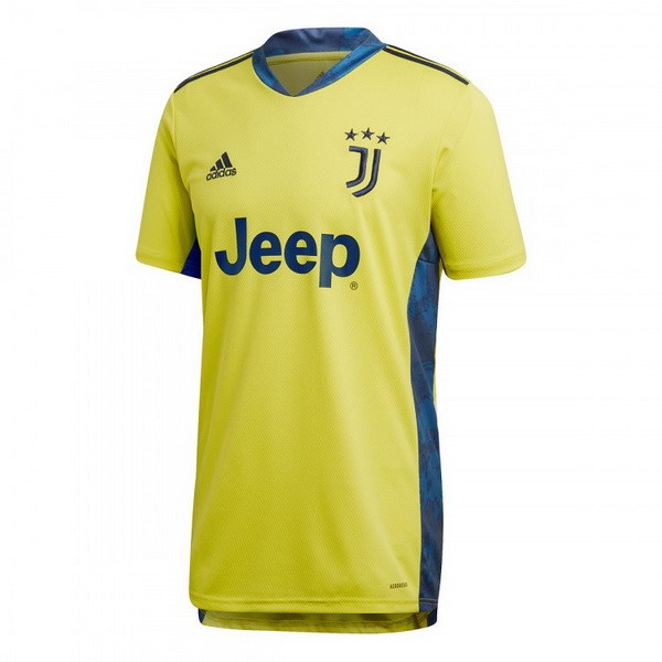 Thailande Maillot Football Juventus Domicile Gardien 2020-21 Jaune